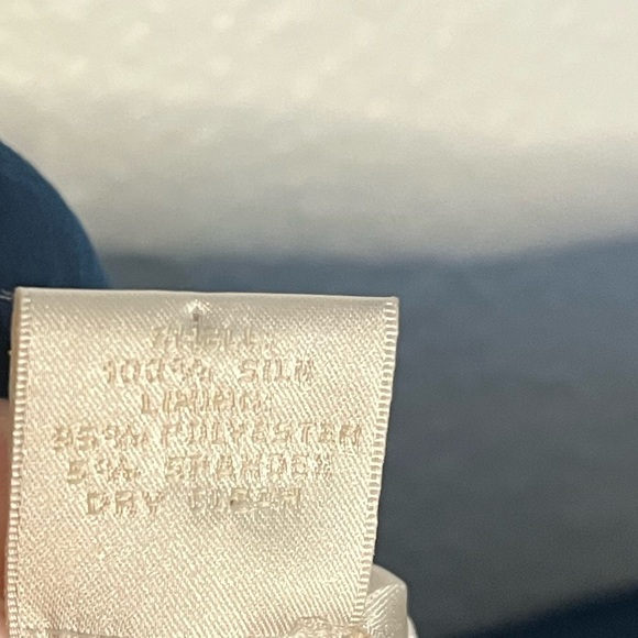 Ann Taylor Women’s Blue Asymmetrical One-Shoulder Dress - Picture 6 of 6